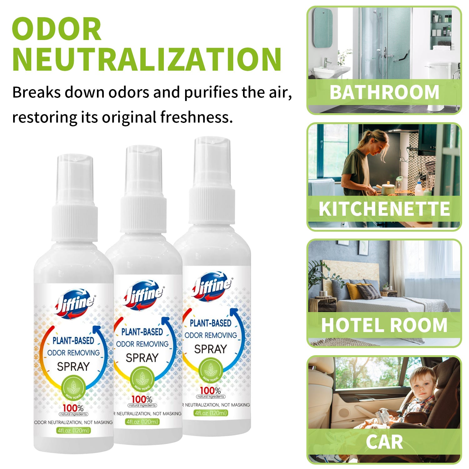 JIFFINE Deodorant Spray