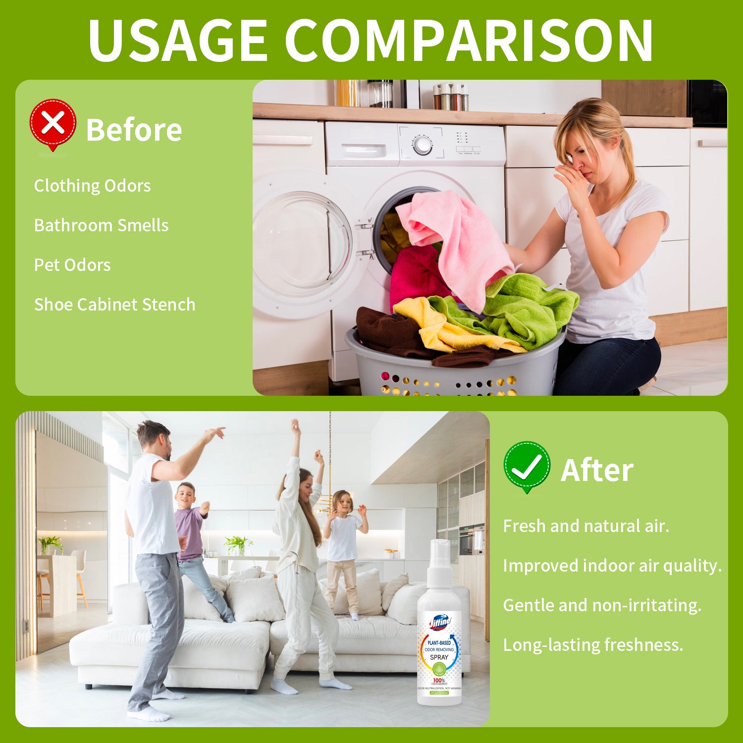 JIFFINE Deodorant Spray